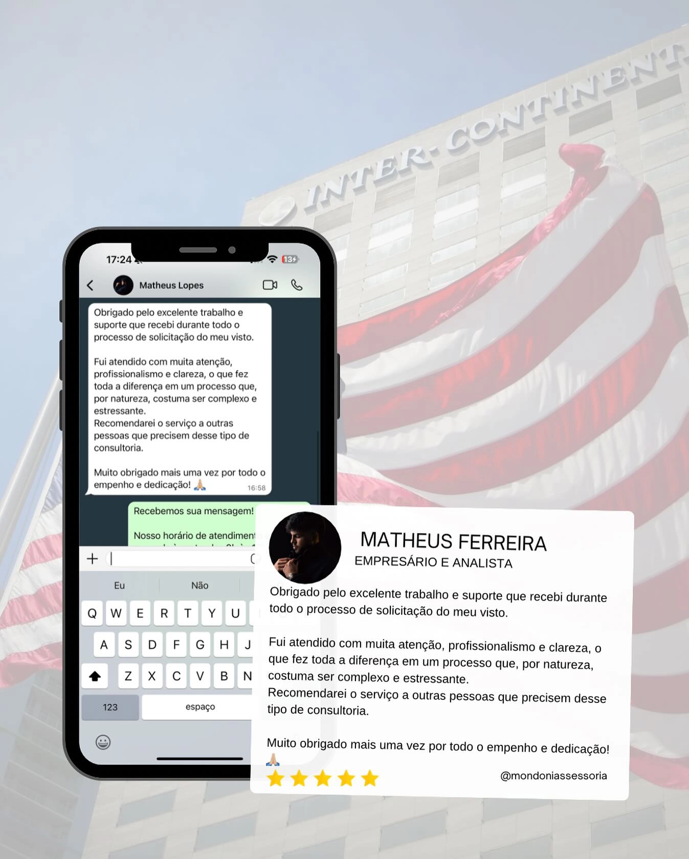 DEPOIMENTO 1 - MONDONI ASSESSORIA